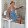 Carex Universal Tub Transfer Bench, Bath Seat with Backrest, Shower