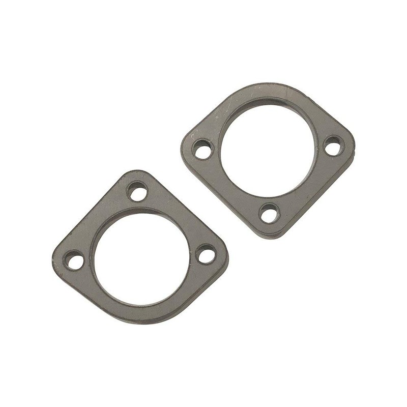Shovelhead Mild Steel Exhaust Port Flanges, Single Bolt