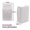 Mobilefox Remote Control Holder Wall Mount Suitable for Universal TV