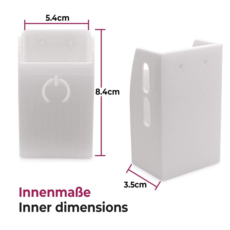 Mobilefox Remote Control Holder Wall Mount Suitable for Universal TV