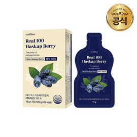 stomach biome WeBiome Real 100 Haskap Berry 15gx7 packets 1 box / 위바이옴 리얼 100 하스카프베리 15gx7포 1box