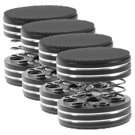 TEHAUX 4Pcs Speaker Isolation Feet Spring Floor Protector for HiFi Audio Equipment Vibration Dampening Pad with Non Slip Base Suitable for Turntables and