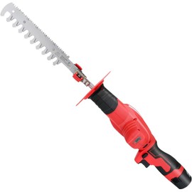 Hedge Trimmers 2-in-1 22inch 1400RPM Light Weight 3/5” Cutting Capacity with 2.0Ah Battery and Charger Cordless Hedge Trimmers