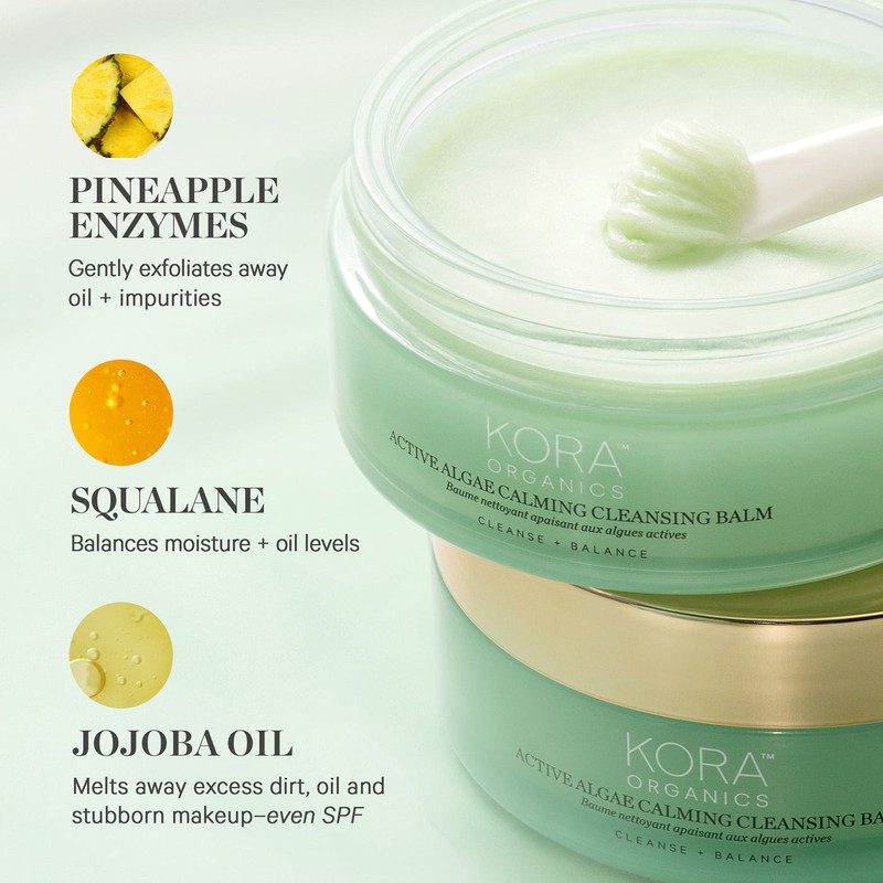 KORA Organics Active Algae Calming Cleansing Balm 100g