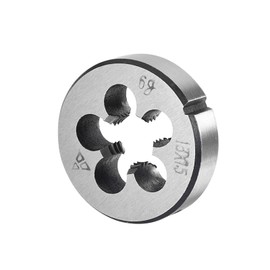 CoCud Metric Adjustable Round Die, M13 X 1.5, Alloy Steel Thread Right Hand Threading Die - (Applications: for Processing External Threads for Metal Plastic)