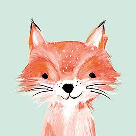 20 Napkins Childish Fox Animals Children Table Decoration 33 x 33 cm