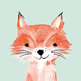 20 Napkins Childish Fox Animals Children Table Decoration 33 x 33 cm