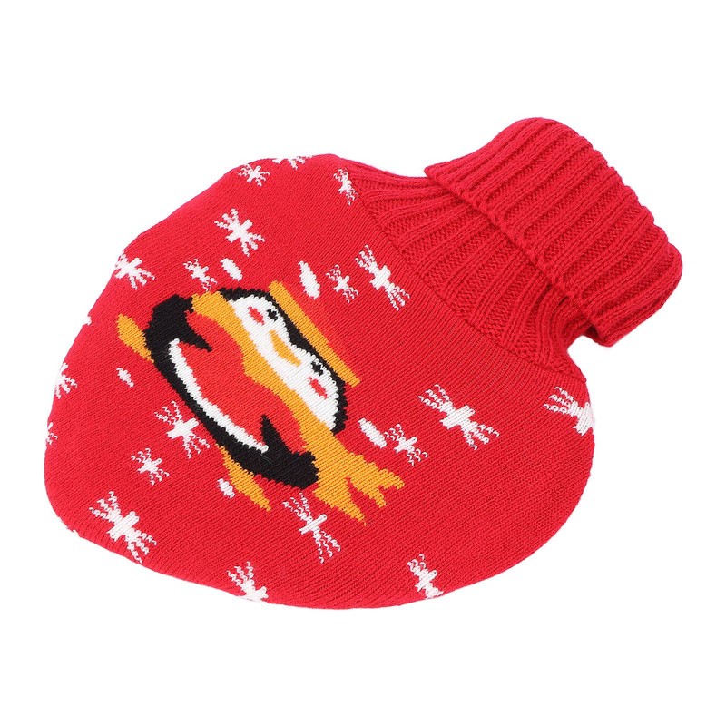 Hot Water Bottle Rubber Leakproof Relieve Pain Cute Knit Cover