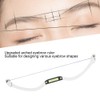Line Marking Ruler - Professional Eyebrow Tattoo Positioning Ruler with