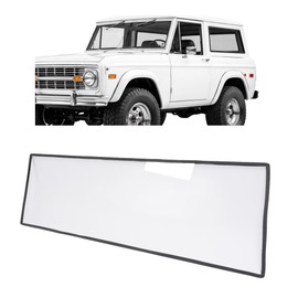 HECASA Front Window Glass Compatible with 1966-1977 Ford Bronco Windshield Glass Clear Tempered Glass