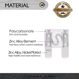 Conext Link MAXI80-10 Nickel 80 Amp MAXI Fuse 10 Pack