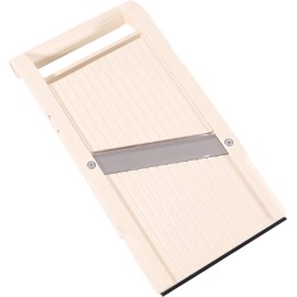Benriner Japanese Stainless Steel Jumbo Mandoline Slicer Beige BPA Free Food Slicer