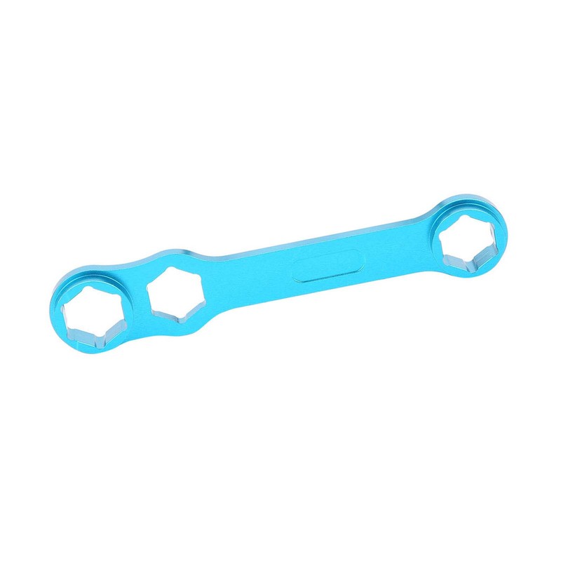 DIY Casting Fishing Reel Wrench Blue Aluminium Alloy Spanner Repairing