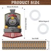 NeusWonder Christmas Express Train Party Decorations with Railroad Track, Polar-Inspired