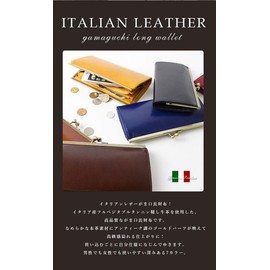 Style On Bag Men's Women's Long Wallet, Italian Leather, dark brown 02