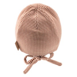 Sterntaler Beanie in Cord Look Unisex Baby and Children's Hat with Ear Flaps, rust