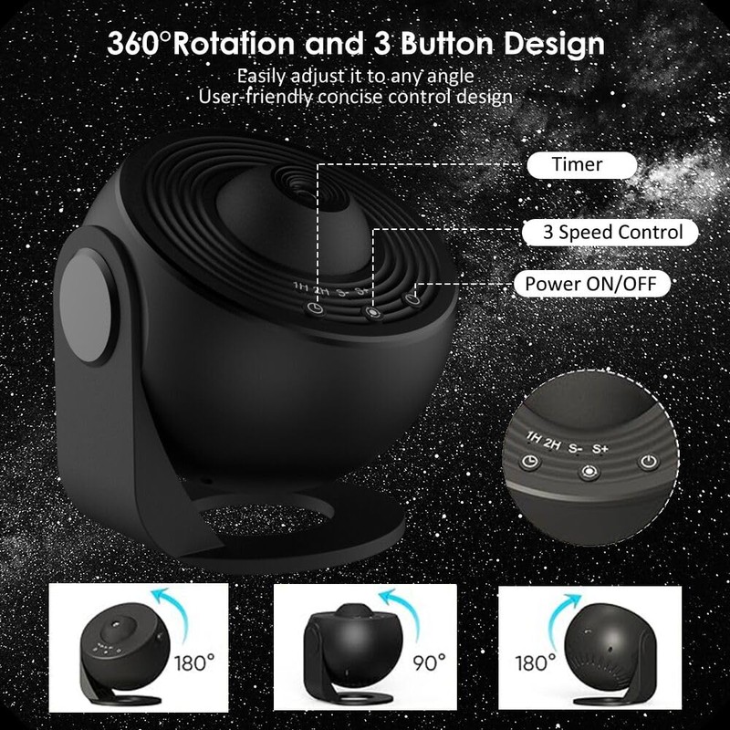 Planetarium Projector for Bedroom, Star Galaxy Light Projector with Nebula