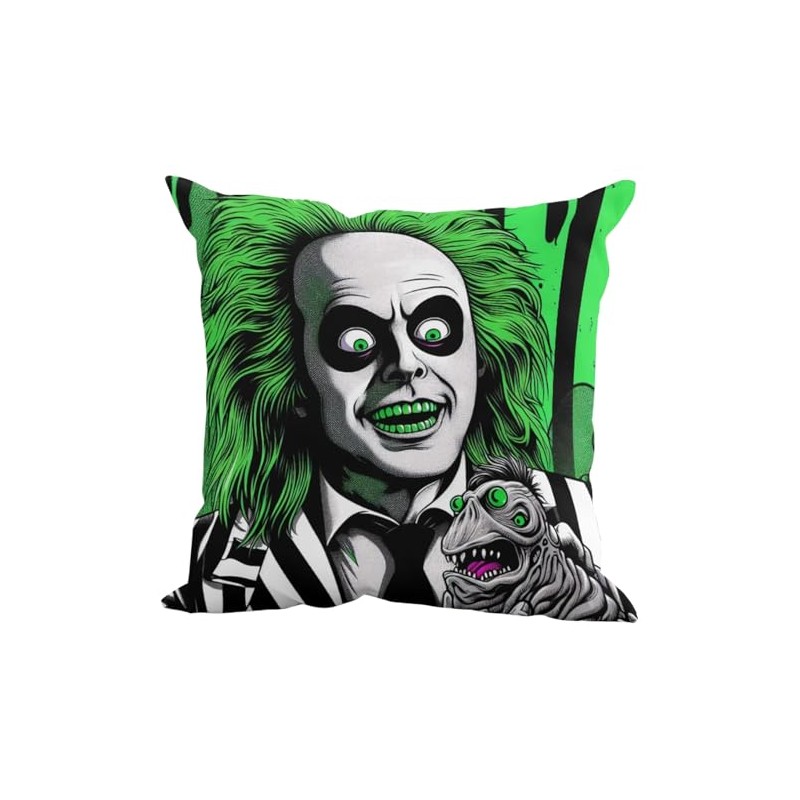The Beach Stop Beetlejuice Themed Scary Horror Movie Accent Cushion