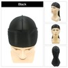 Hairizone Silky Durag Headwrap Doo Men's Rags Waves (Black +