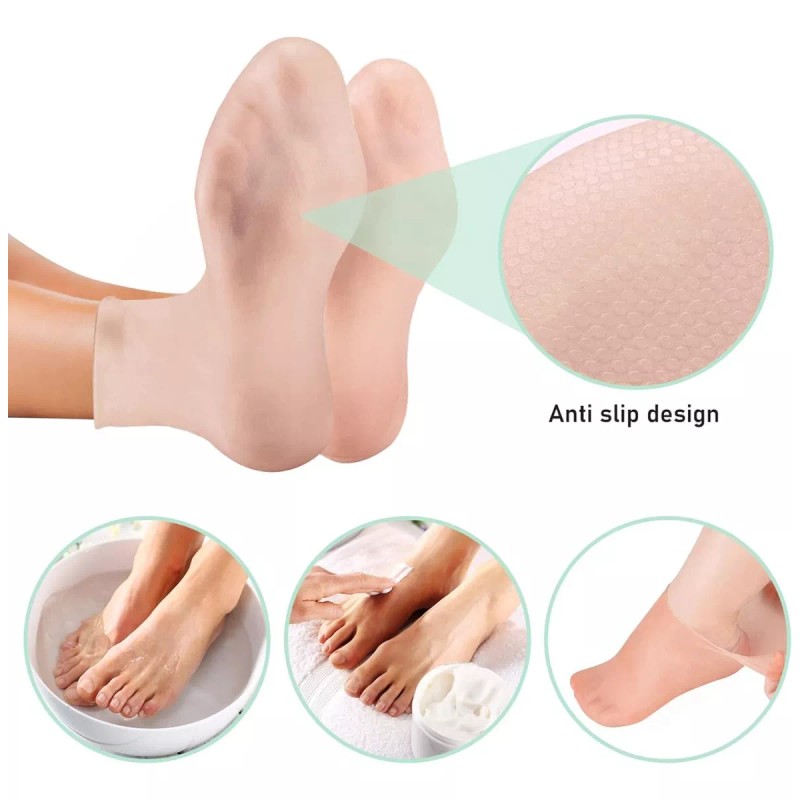 Universo en Linea Calcetines Silicona Alivia Dolores Calceta Gel Hidratante