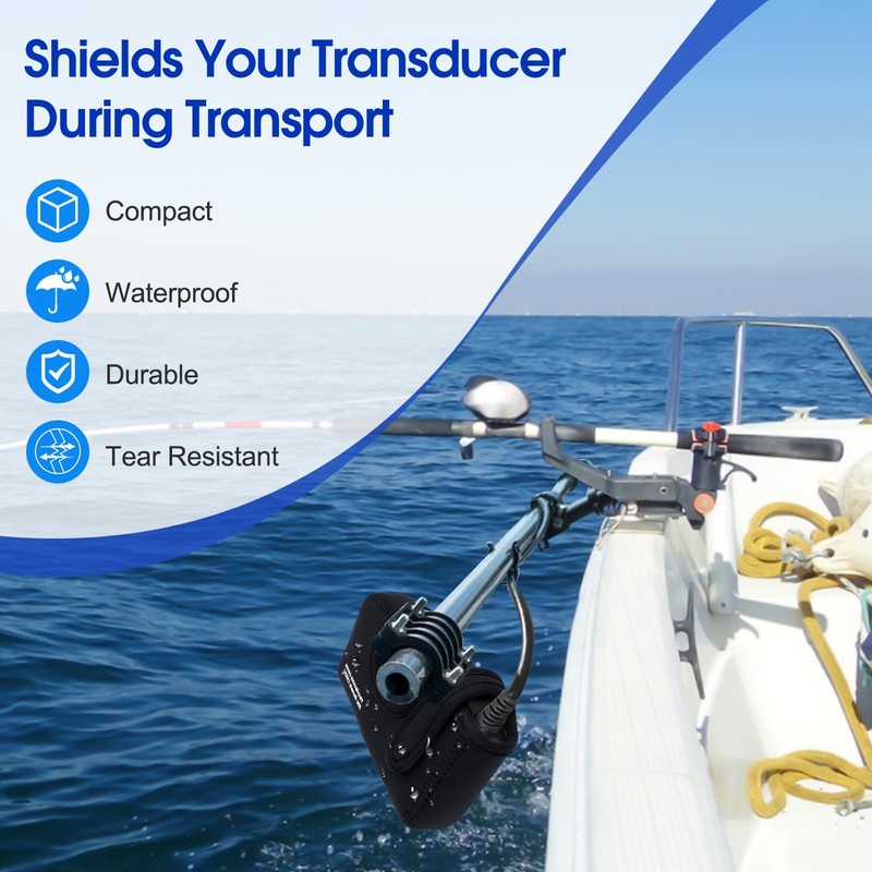 Transducer Cover Compatible with Garmin Livescope Plus LVS34, Travel &