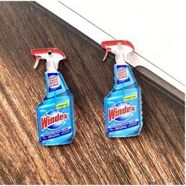 Unbranded Dollhouse Windex Glass Cleaner Miniature Realistic Replica 1/12 Scale Flatback - 2