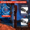 LETMY LED Tactical Flashlight S2000 [4 Pack] - High Lumens,