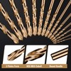MACXCOIP M35 Cobalt Drill Bit Set 29pcs, High Speed Steel