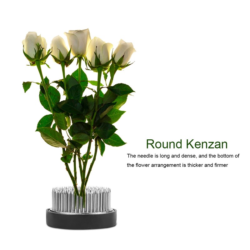 Round Stainless Steel Ikebana Kenzan Flower Decoration Flower Arrangement Tool