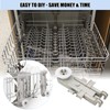 8268743 Dishwasher Upper Rack Wheel for KitchenAid Whirlpool Kenmore Dishwashers