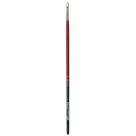 da Vinci Hog Bristle Series 7223 Maestro 2 Artist Paint Brush, Flat Extra-Short with Red Handle, Size 4