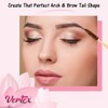 Vertex Eyebrow Brush Spoolie Comb - For Eyebrows Blending Brow