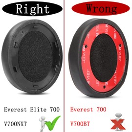 YunYiYi V700NXT Replacement Ear Pads Compatible with JBL Everest Elite 700 Wireless Over-Ear Headphones Repair Parts (Everest Elite 700 (v700nxt)
