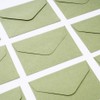 CZAKOMIX 60 Sheets Green Envelopes Elegant Wedding Envelopes Suitable for