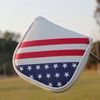 PU Leather USA Flag Golf Square Mallet Putter Club Cover