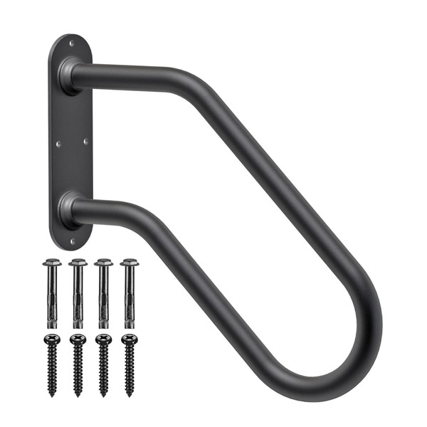 SELEWARE Heavy Duty Wall Mount Handrails for Outdoor Steps, Non-Slip