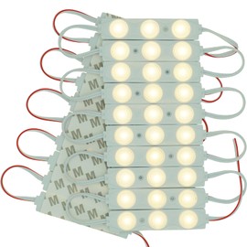 VIMLED 12 V LED Injection Modules - Pack of 20 x 1.4 W / 130 LM in Warm White - IP67 Waterproof SMD LED Injection Modules for Lighting for Light Advertising, Ambience or as a Work Light