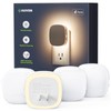 AUVON Plug-in LED Backlit Night Light with Motion Sensor &