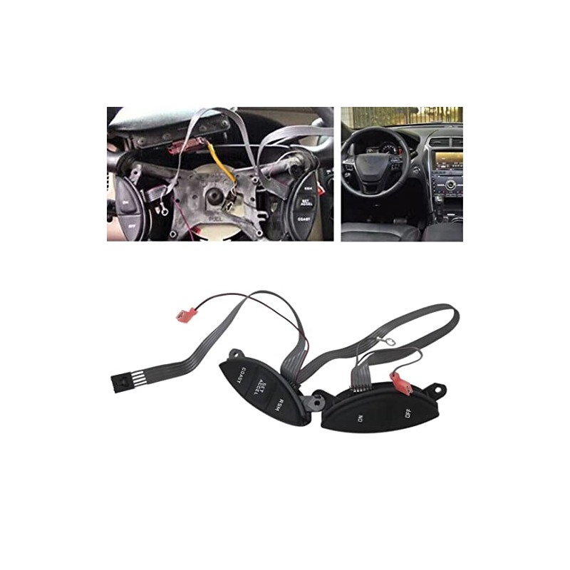 Steering Wheel Mounted Cruise Control Switch Buttons Kit Replacement Fit