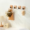 DELITON Towel Hooks Wall Mounted - Adhesive Bathroom Coat Hooks