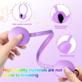 OSSZIT Kids Headphones Bulk for Classroom School 18 Pack,Wholesale Wired Adjustable Headphones for Students Teens Children Gift and Adult 3.5mm Jack (Mixed Colors)