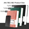 NIRMIRO Lined Journal Notebook, B5 Hardback Leather Notebook Notepad for