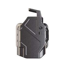 Orpaz Delta G17 Light Bearing Holster Compatible with Glock 17 Holster with Light, Level II Modular Flashlight Adapter and Innovative Flashlight Protector Cap - Unisex - Belt Loop, Left