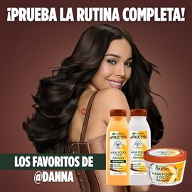 Kit Garnier Fructis Hair Food Coco Rutina Completa, Reparación Profunda para el Cabello Dañado, Shampoo 300 ml, Acondicionador 300 ml y mascarilla cab