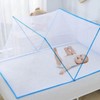 One-Touch Foldable Square Mosquito Net Bed Canopy for Camping 02. Instant Mosquito Net - Double