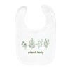 Fabulous Baby Bib Organic Cotton Plant Lady Minimalist Ecology Plant