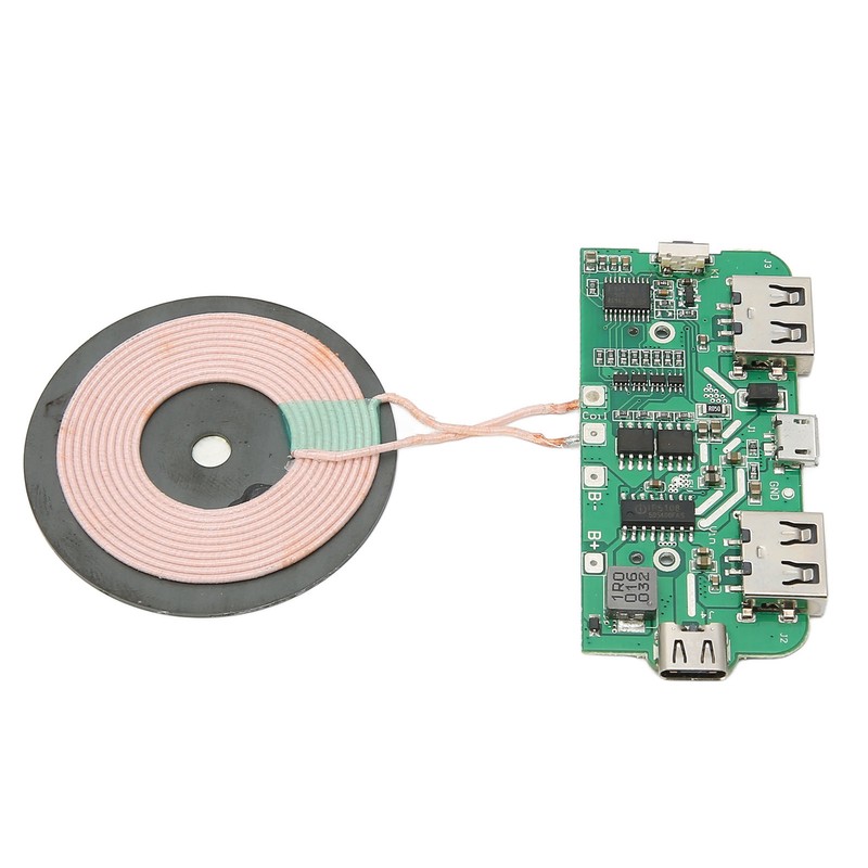5W Wireless Charging Module Coil PCBA Circuit Board Dual USB