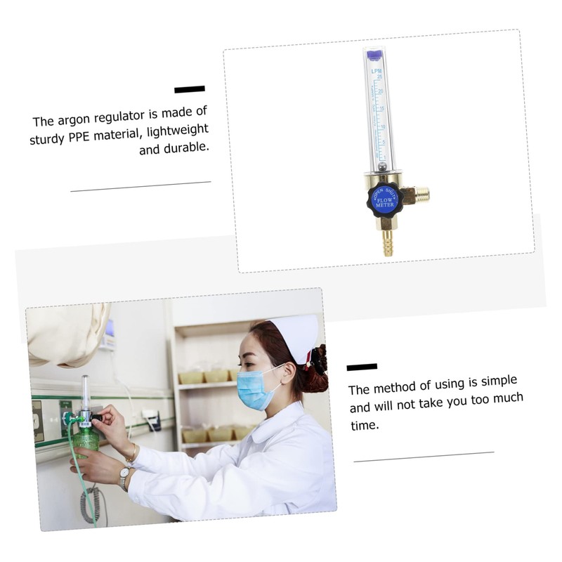 Hohopeti Sturdy Material Argon Indicator Co2 Regulator Air Indicator for
