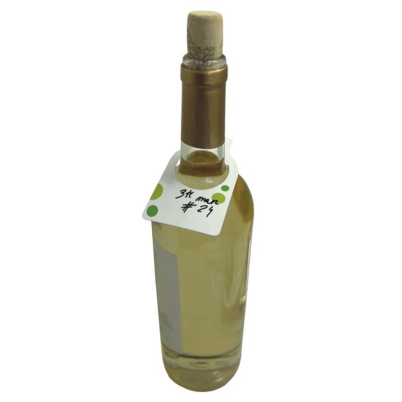 Vin Bouquet FIA 024 Bottle labels. Paper tags to write