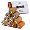 Simthread All Purpose Sewing Thread, 10 Spool 1000 Yards Polyester
